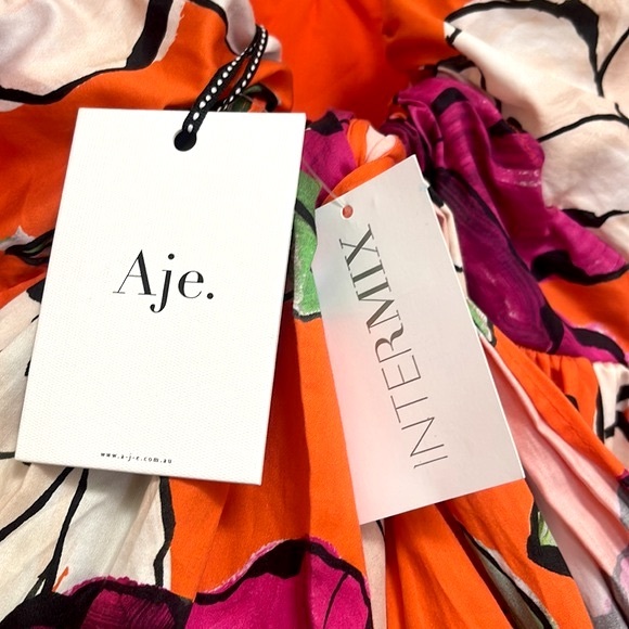 NWT Aje Gretta Bow Back Mini Dress - Picture 11 of 14